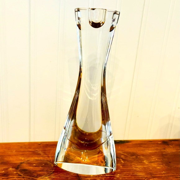 Silhouette 8” Minimalist Style Single Light Candlestick by Nambe - Picture 1 of 8